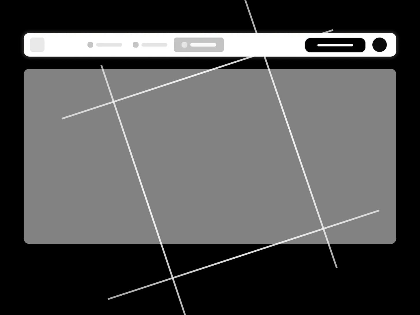 Illustration light Header nav