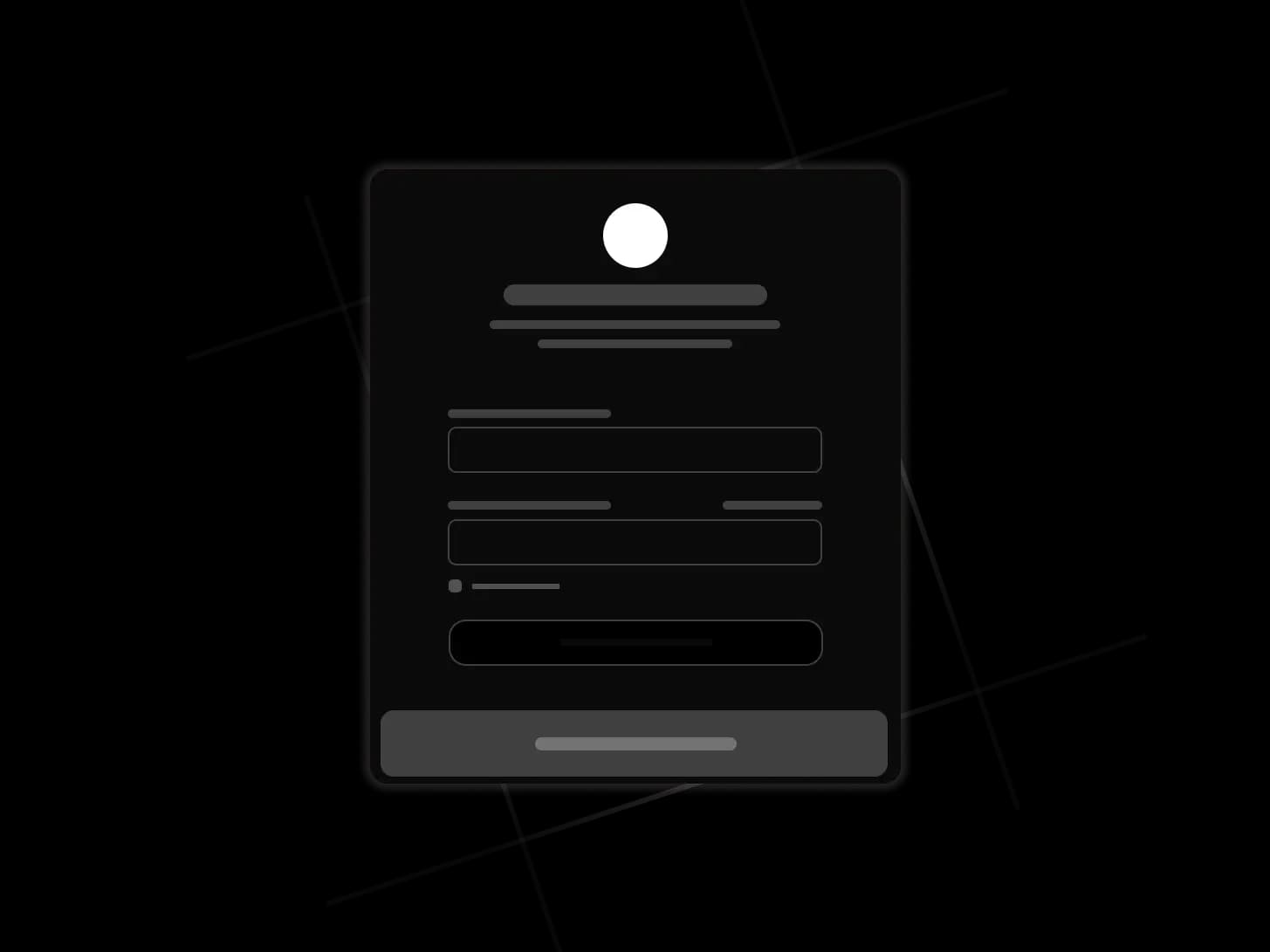 Illustration dark Login