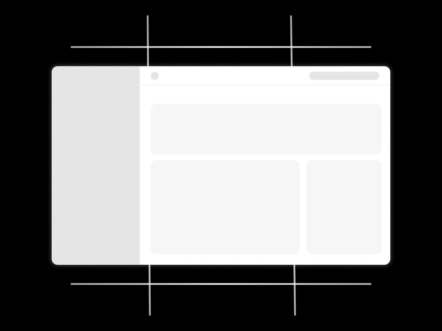 Illustration light Application shell