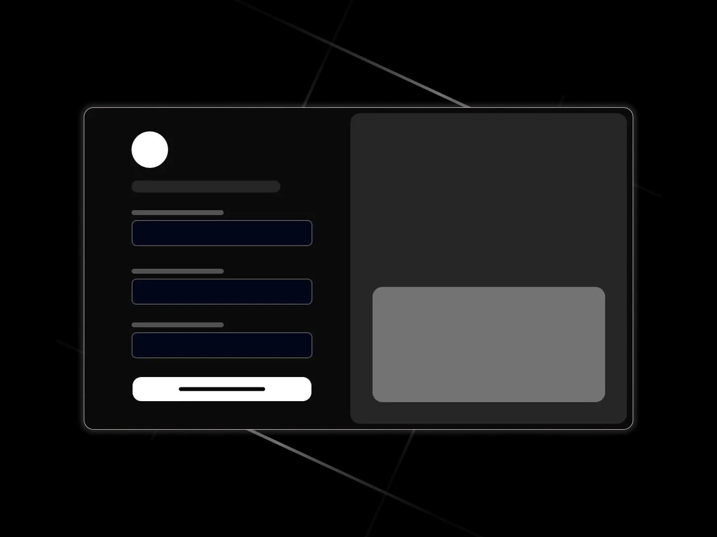 Illustration dark Signup