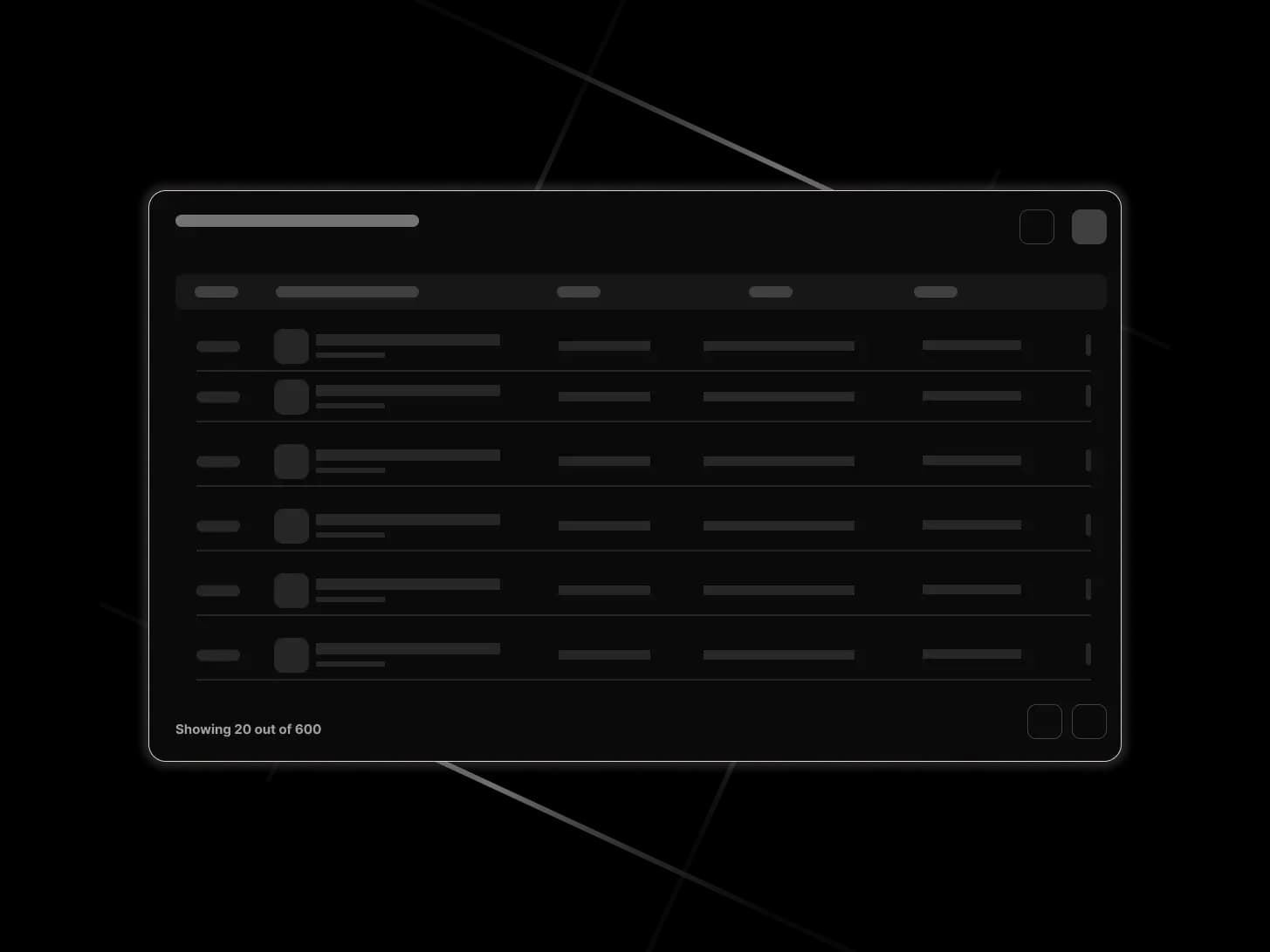 Illustration dark Table
